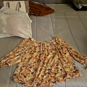 Paisley print blouse